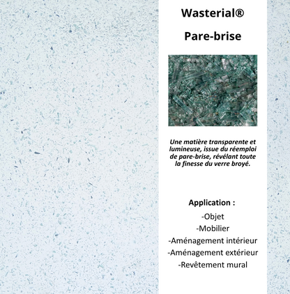 Echantillon Wasterial® pare brise