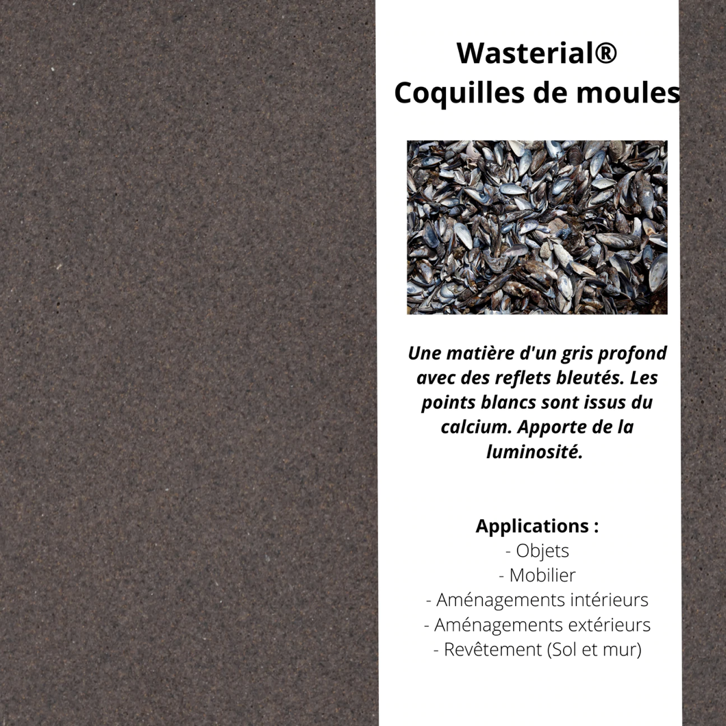 Echantillon Wasterial® coquilles de moules