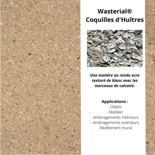 Echantillon Wasterial® coquilles d'huîtres