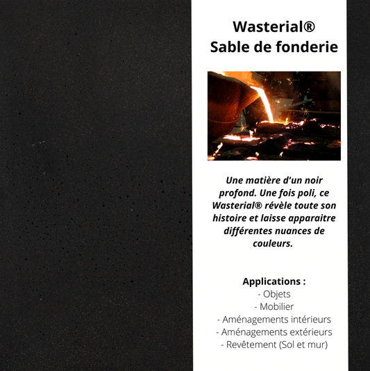 Echantillon Wasterial® sable de fonderie