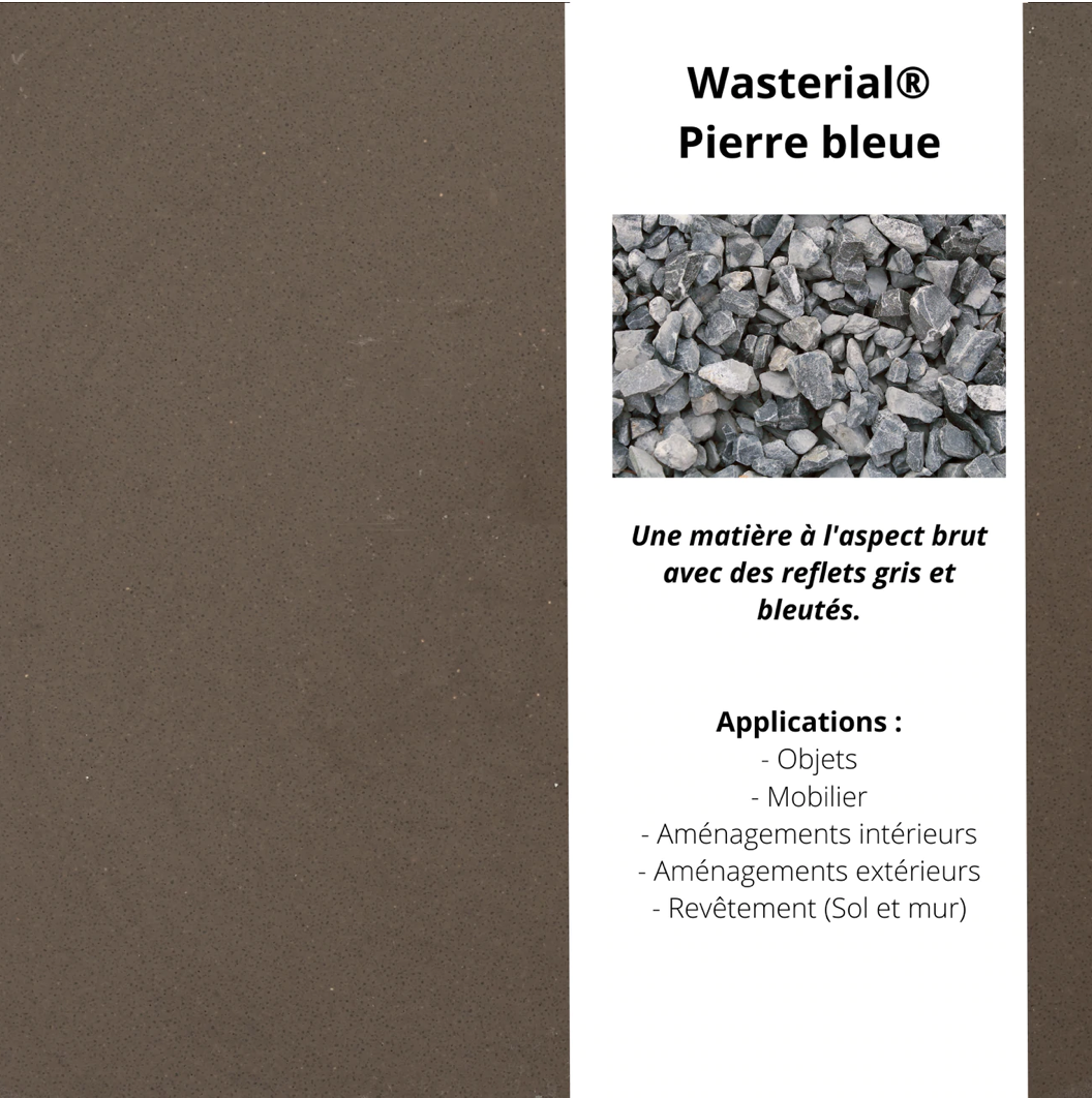 Echantillon Wasterial® pierre bleue