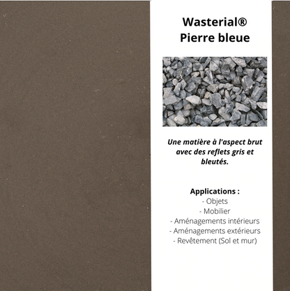 Echantillon Wasterial® pierre bleue