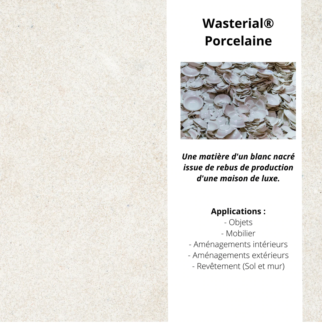 Echantillon Wasterial® porcelaine