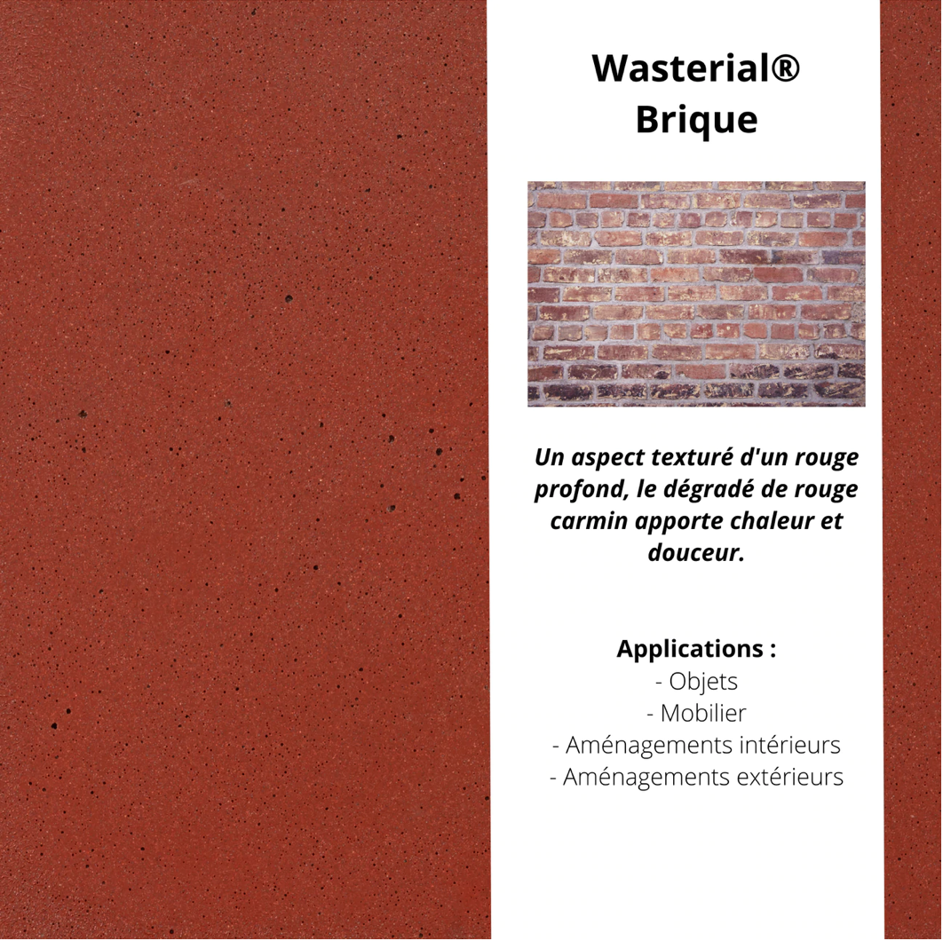 Echantillon Wasterial® brique