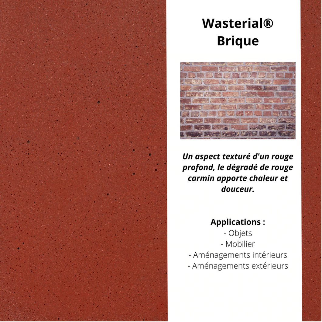 Echantillon Wasterial® brique